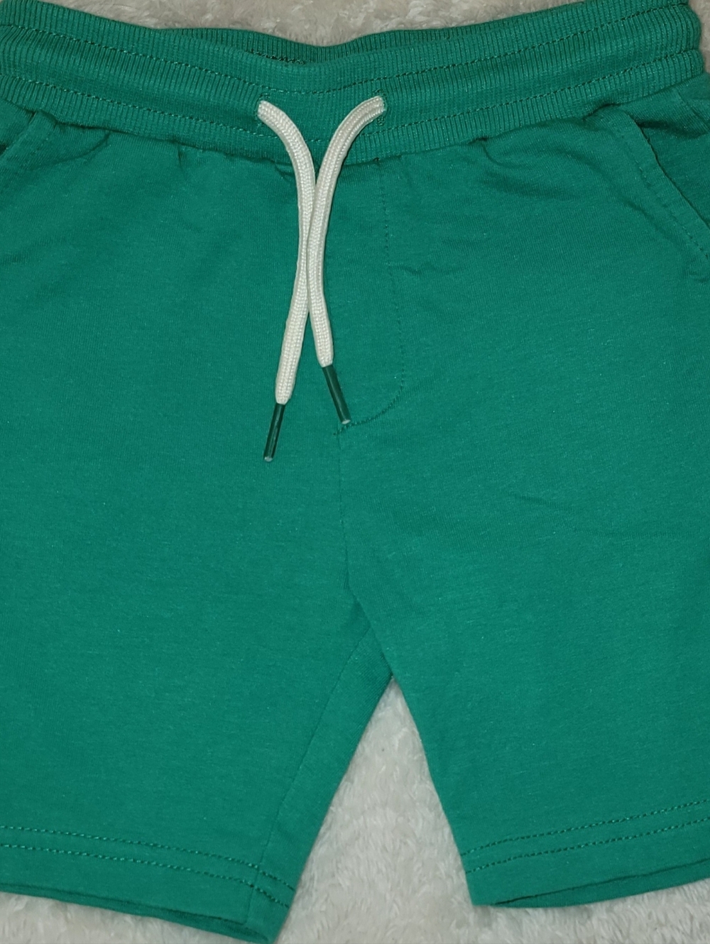 Mayoral Boy's basic french terry short Green 4t